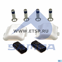Р/к седла JSK42 опора+опора+болты 