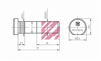 Шпилька колёсная IVECO