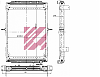 Радиатор основной RVI 