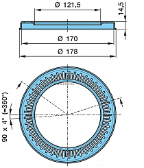 Кольцо ABS BPW