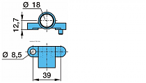Держатель датчика ABS BPW 