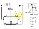 Пневморессора DAF
