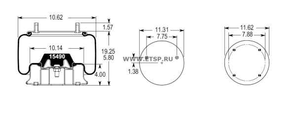 Пневморессора GOODYEAR