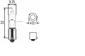Лампа  галогеновая H21W 24V/21W  