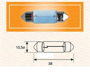 Лампа в приборы 24V 5W (двухсторонняя) 