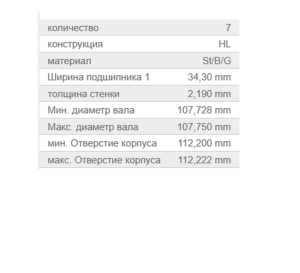 Вкладыши коренные Scania (к-т)