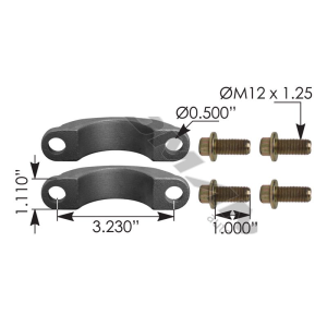 Скобы крепления крестовины SPL170x к-т