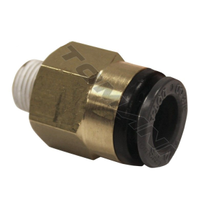 Штуцер концевой трубка 3/8" / Р1/8" прямой