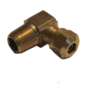 Штуцер концевой трубка 1/4" / Р3/8" УГОЛ=90*
