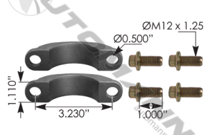 Скобы крепления крестовины SPL170x к-т