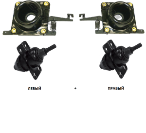 Защелка/замок капота Volvo КОМПЛЕКТ полный L+R