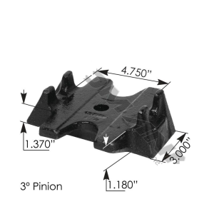 Подкладка задней рессоры верхняя FLC 3.0 