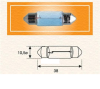 Лампа в приборы 24V 5W (двухсторонняя) 31 мм